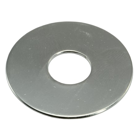 Midwest Fastener Fender Washer, For Screw Size 3/8" , 18-8 Stainless Steel Polished Finish, 4 PK 33477